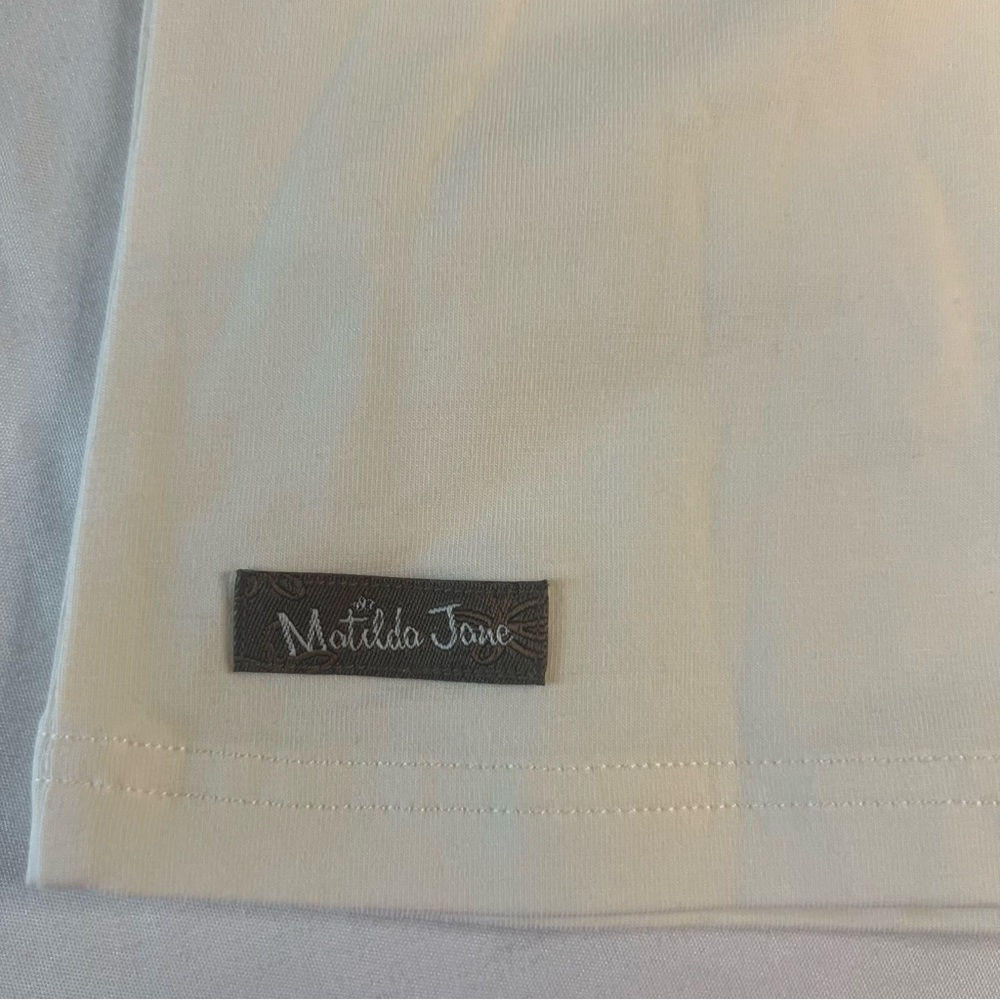 Matilda Jane Cream Long Sleeve Top with Bell Sleeves - Picture 5 of 5